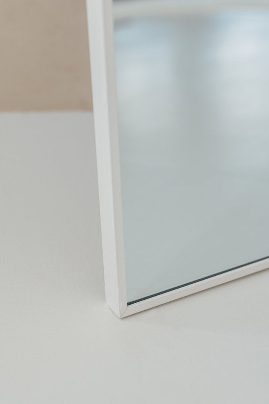 Nisa Staande Spiegel 180 x 80 cm – Volledige Lengte – Wit Frame