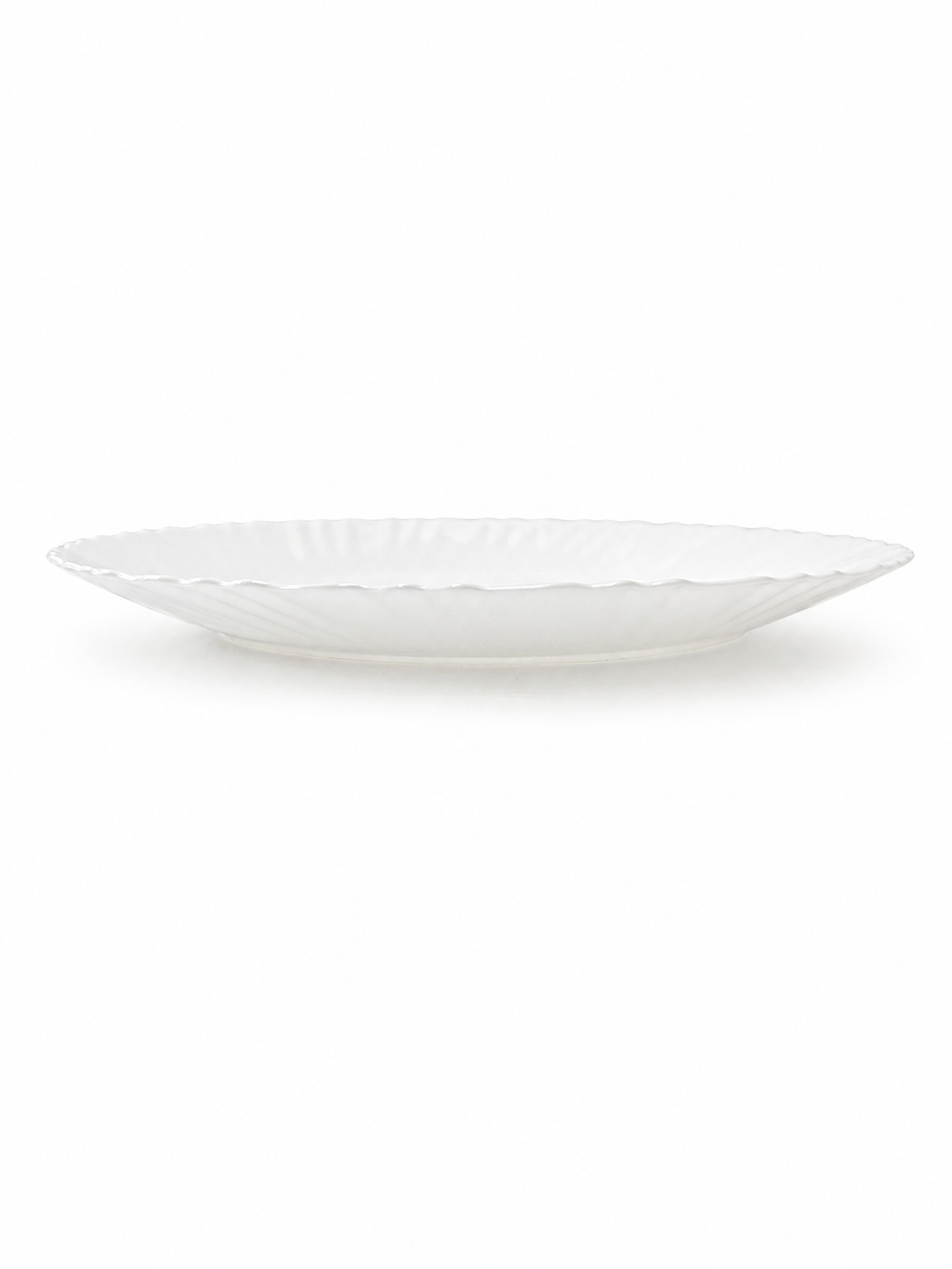 Avangarde Pearl Serviesset 24-delig – Luxe Wit Dinner Set – Borden & Kommen – Modern Golf Design – 6 Personen Servies