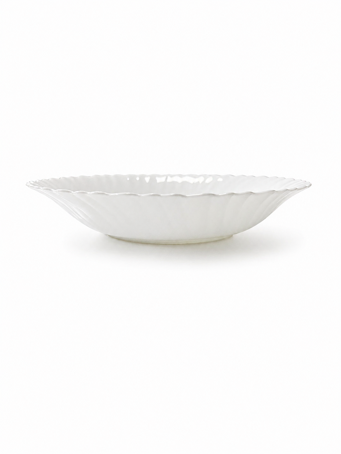 Avangarde Pearl Serviesset 24-delig – Luxe Wit Dinner Set – Borden & Kommen – Modern Golf Design – 6 Personen Servies