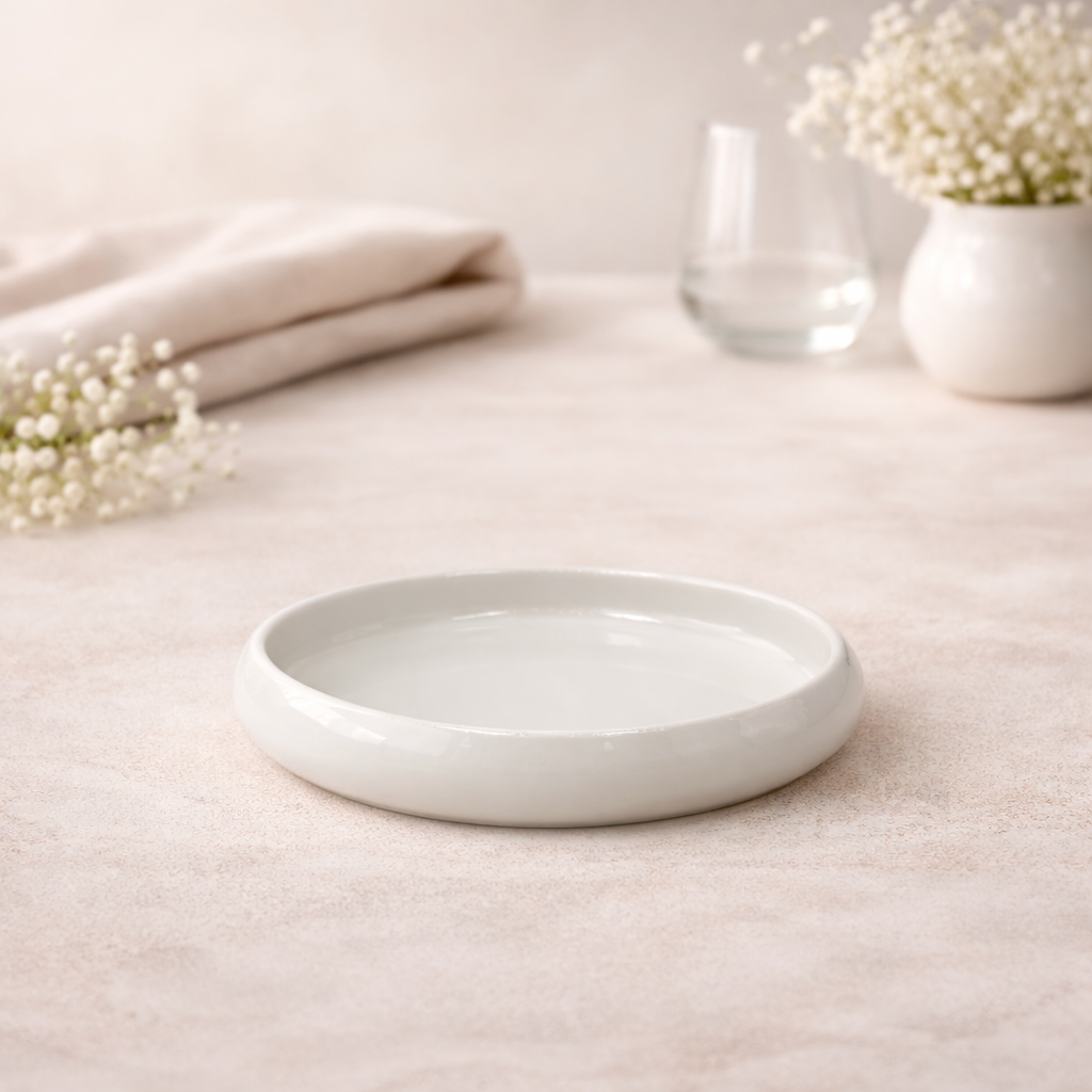 Bavary Chubby Serviesset 24-delig – 6-Persoons Dinnerset – Keramiek – Vaatwasser & Magnetronbestendig
