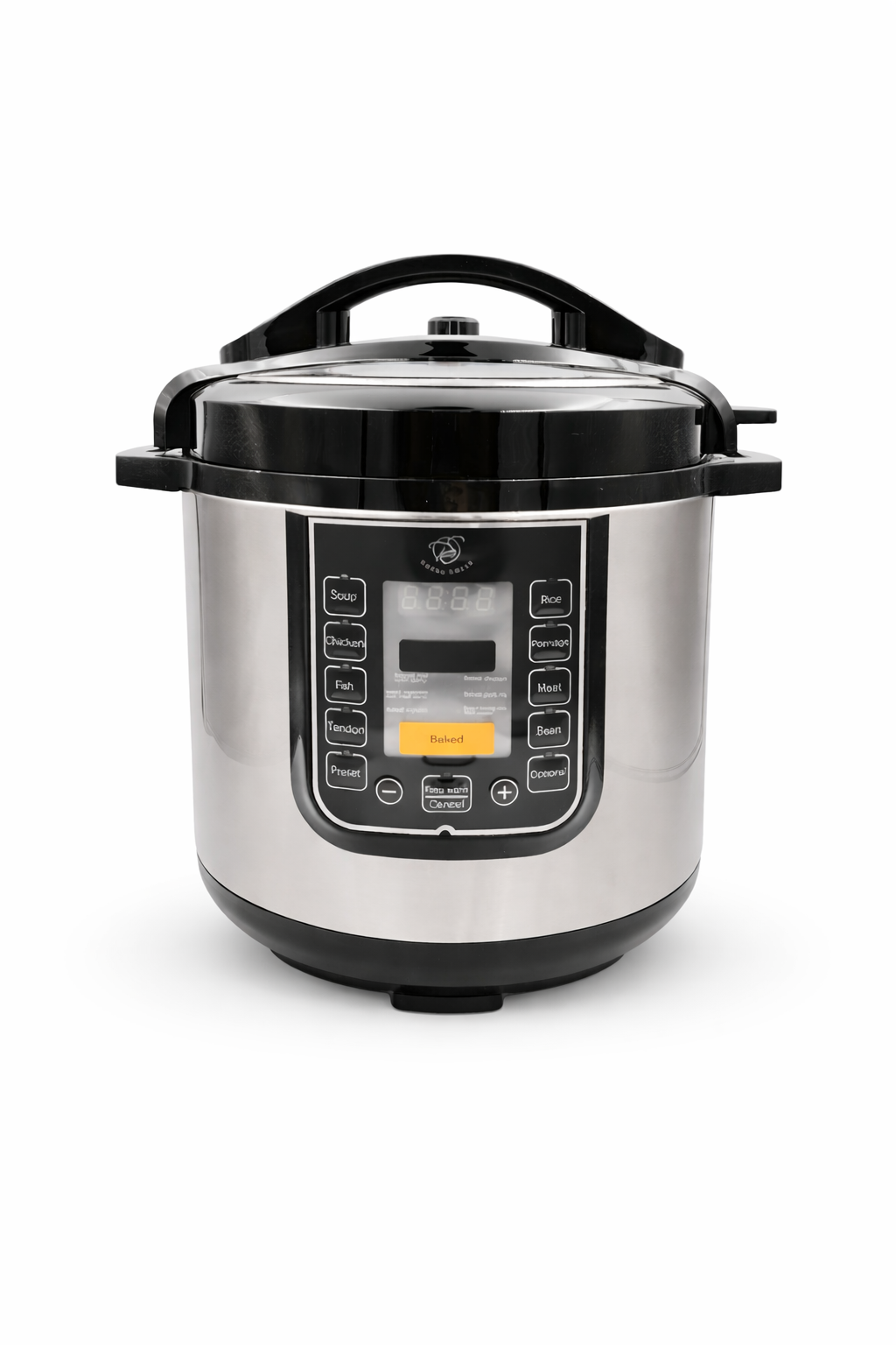 Royal Swiss Elektrische Snelkookpan 6L – Multicooker Rijstkoker & Slowcooker – RVS – Zwart