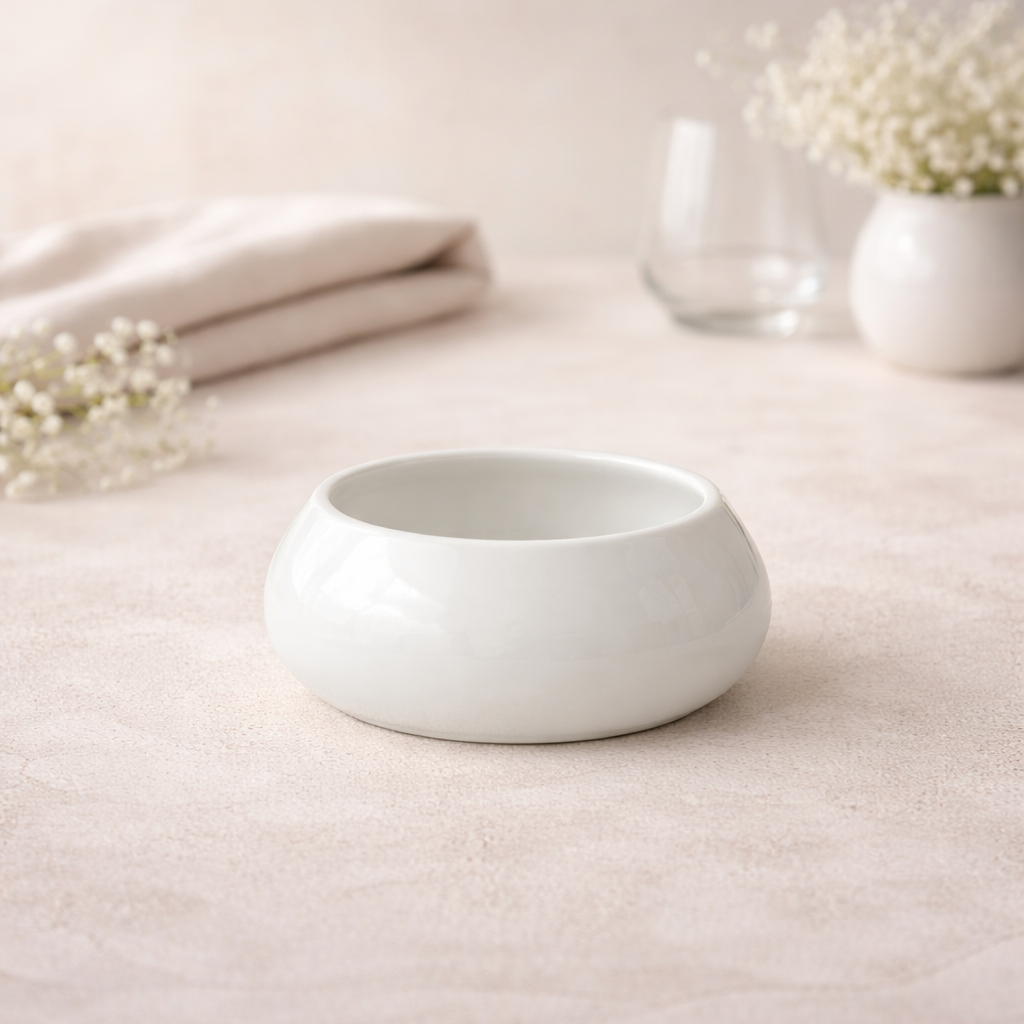 Glozini Tokyo Serviesset 24-delig – Wit Porselein Servies voor 6 Personen