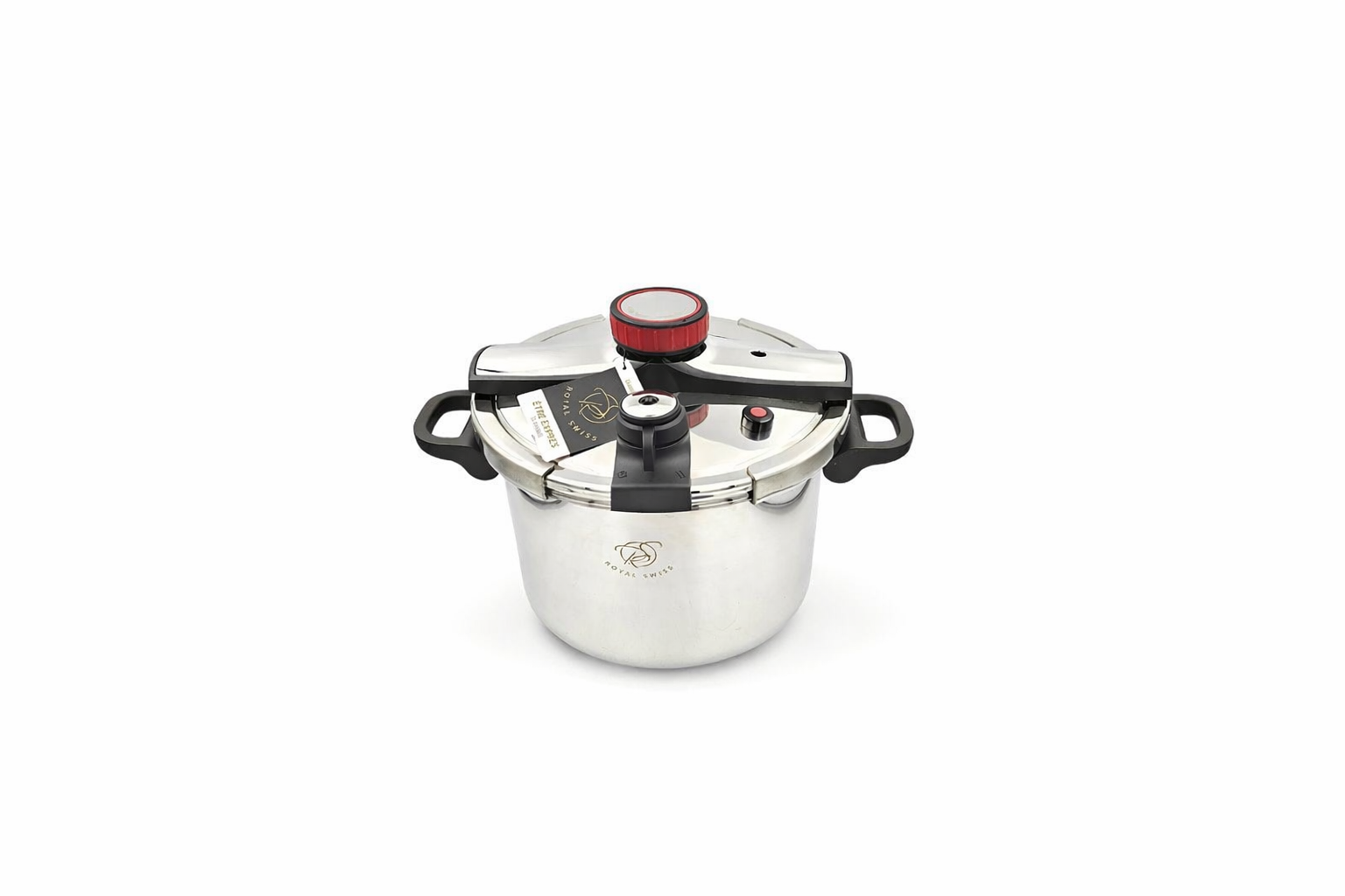 Royal Swiss Snelkookpan 4L RVS – Inductie Geschikt – Drukpan met Veiligheidssysteem – Professionele Pressure Cooker
