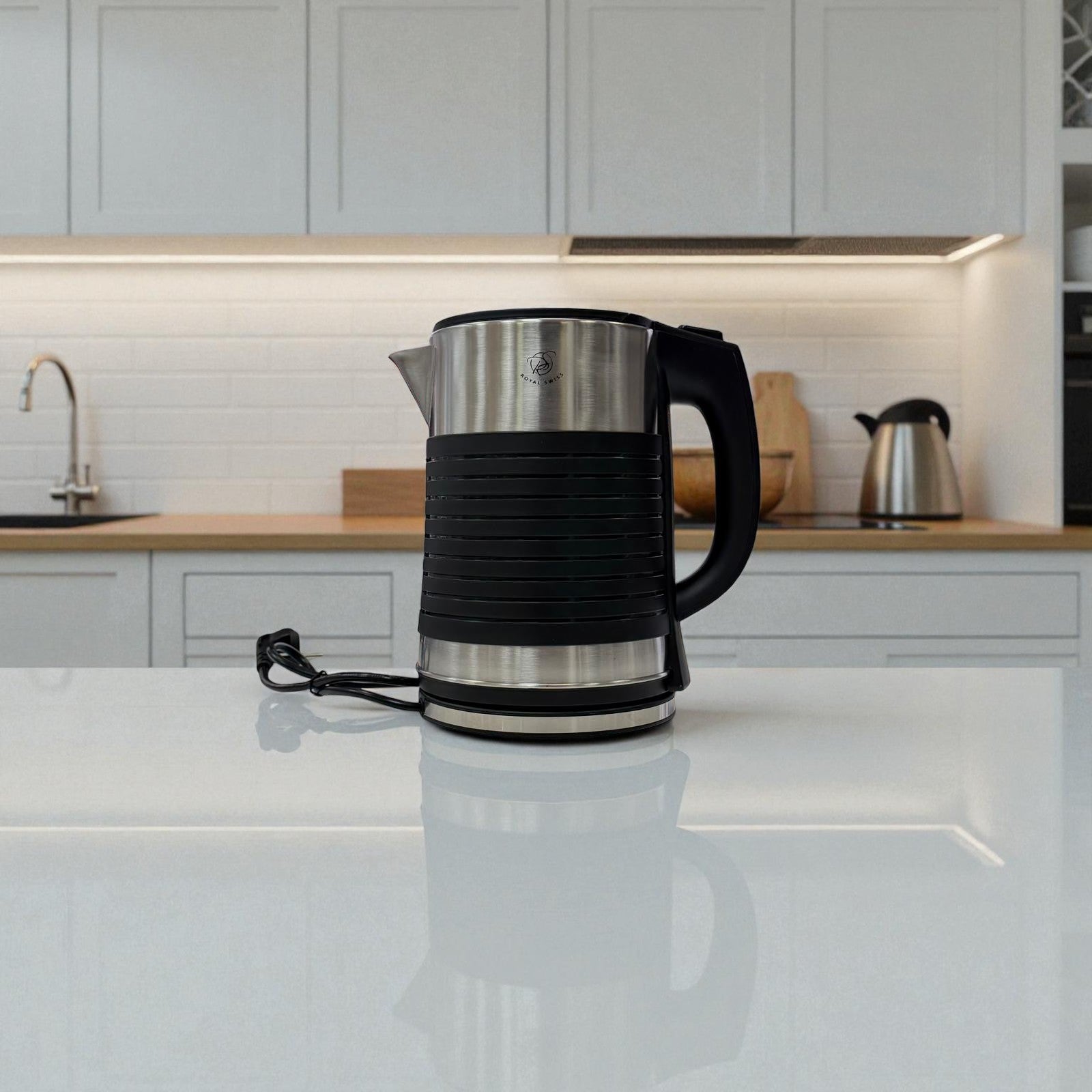 Royal Swiss Waterkoker 1,7L – RVS – Snel kokend & Modern Design