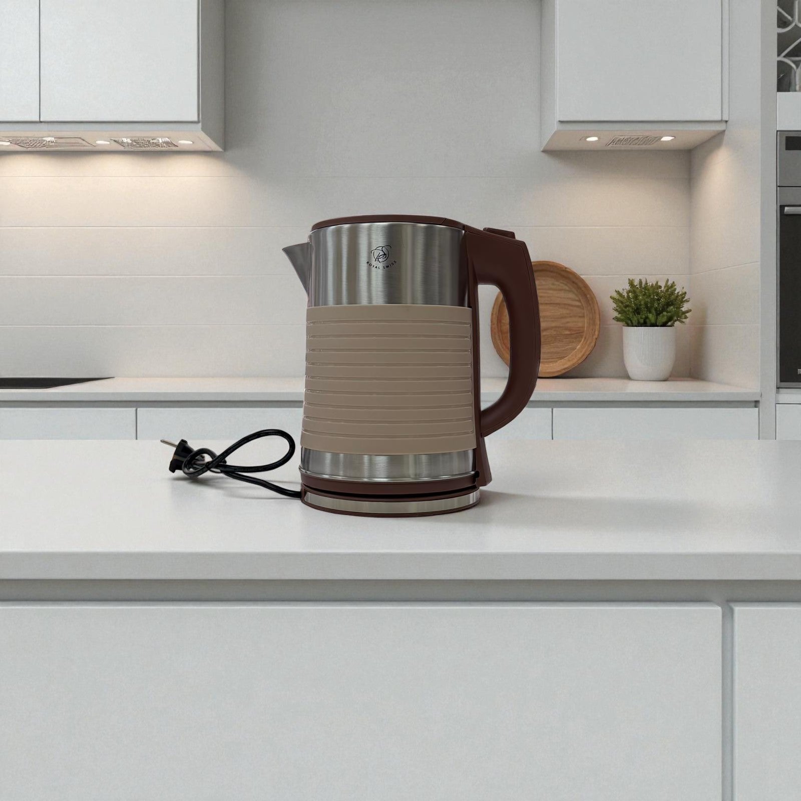 Royal Swiss Waterkoker 1,7L – RVS – Snel kokend & Modern Design