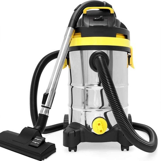 Royal Swiss Nat- & Droogzuiger 1200W – 30L RVS – HEPA Filter