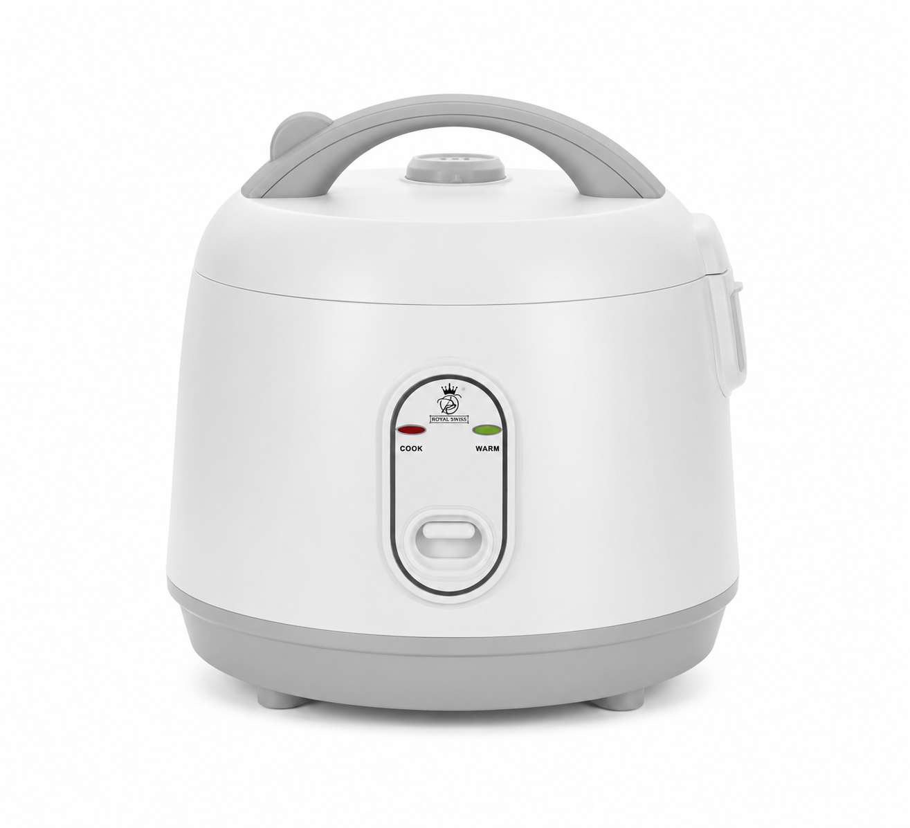 Royal Swiss® Rijstkoker 1.5L – Elektrische Automatische Rice Cooker met Warmhoudfunctie – Antiaanbak Binnenpan – Inclusief Maatbeker – 300W