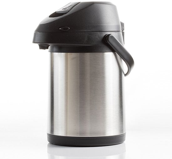 Kadirelli Thermoskan 2,5L – RVS Isoleerkan met Pomp – Warmhoudkan