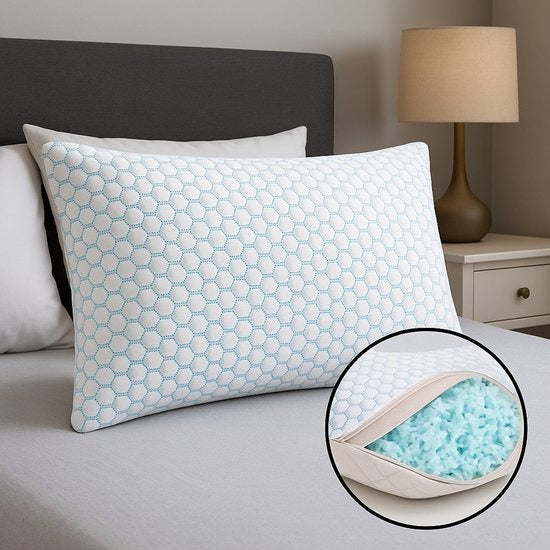 Comfort Smart Pillow Hoofdkussen 60×70 – Verkoelend Slaapkussen bij Nekklachten