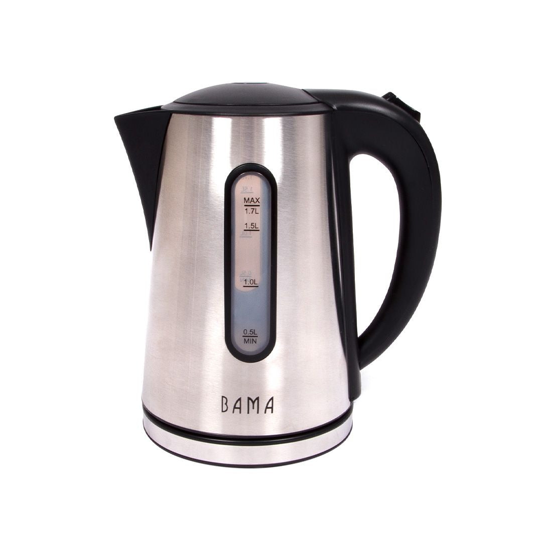 Bama Torini Waterkoker 1,7L – RVS – Snoerloos 360° – 2200W – Droogkookbeveiliging