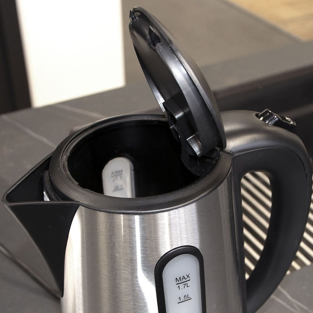 Bama Torini Waterkoker 1,7L – RVS – Snoerloos 360° – 2200W – Droogkookbeveiliging