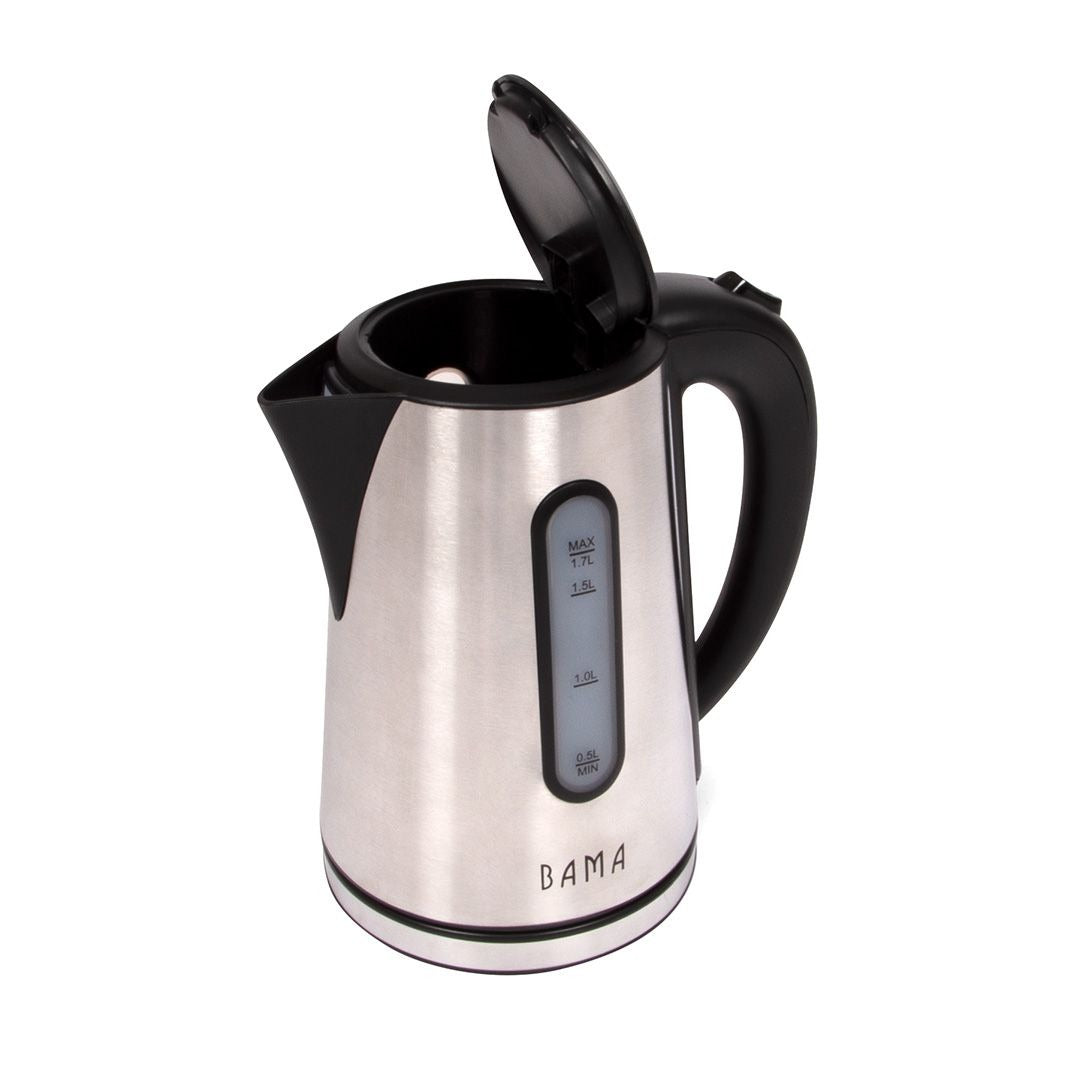 Bama Torini Waterkoker 1,7L – RVS – Snoerloos 360° – 2200W – Droogkookbeveiliging