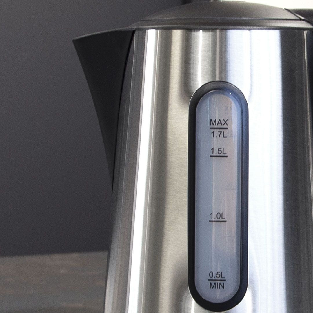 Bama Torini Waterkoker 1,7L – RVS – Snoerloos 360° – 2200W – Droogkookbeveiliging