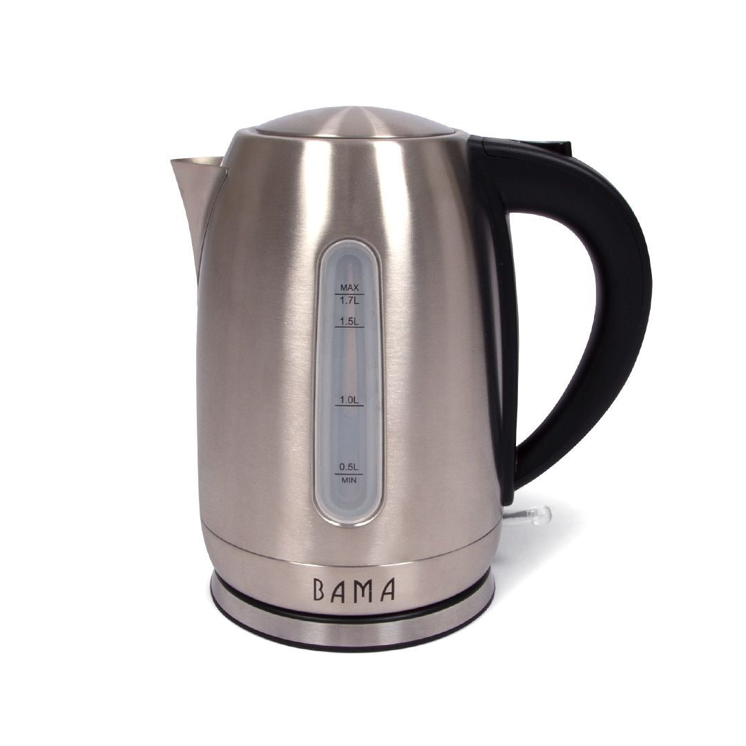 Bama Maui Waterkoker 1,7L – RVS – Snoerloos 360° – 2200W – Droogkookbeveiliging