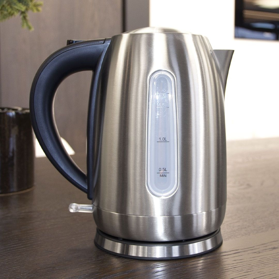 Bama Maui Waterkoker 1,7L – RVS – Snoerloos 360° – 2200W – Droogkookbeveiliging