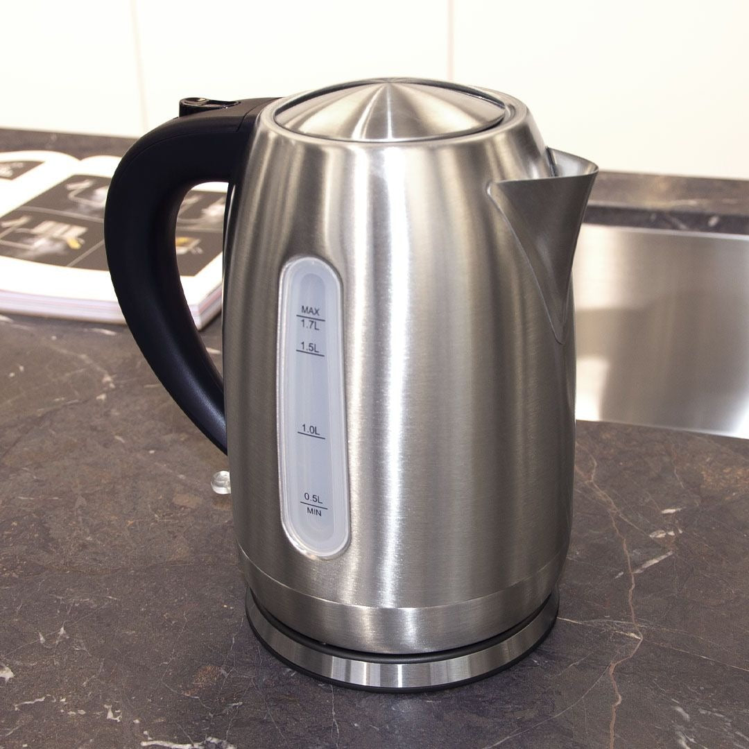 Bama Maui Waterkoker 1,7L – RVS – Snoerloos 360° – 2200W – Droogkookbeveiliging