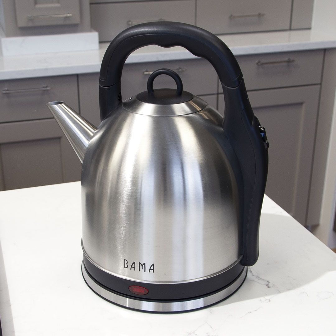 Bama Aruba Waterkoker 4L – RVS – Grote Capaciteit – Snoerloos 360° – 2200W