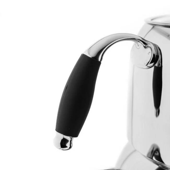 Almina Zwarte Theepot Set 0,7L & 1,5L – Met Rubberen Handvat – Uitstekend Warmtebehoud – Moderne Theeset