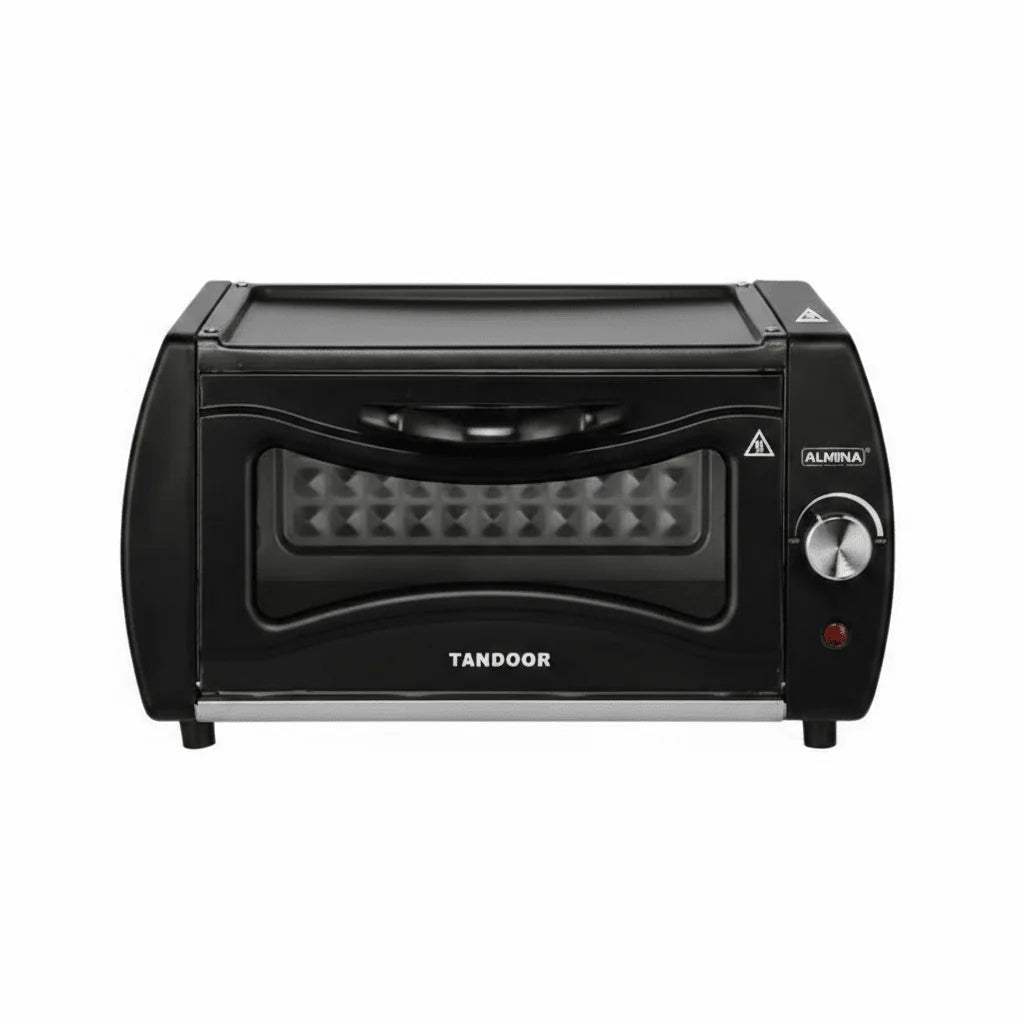 Almina Elektrische Tandoor Oven 2100W – Pizza Oven 36 cm | Compacte Multifunctionele Grill Oven 13L
