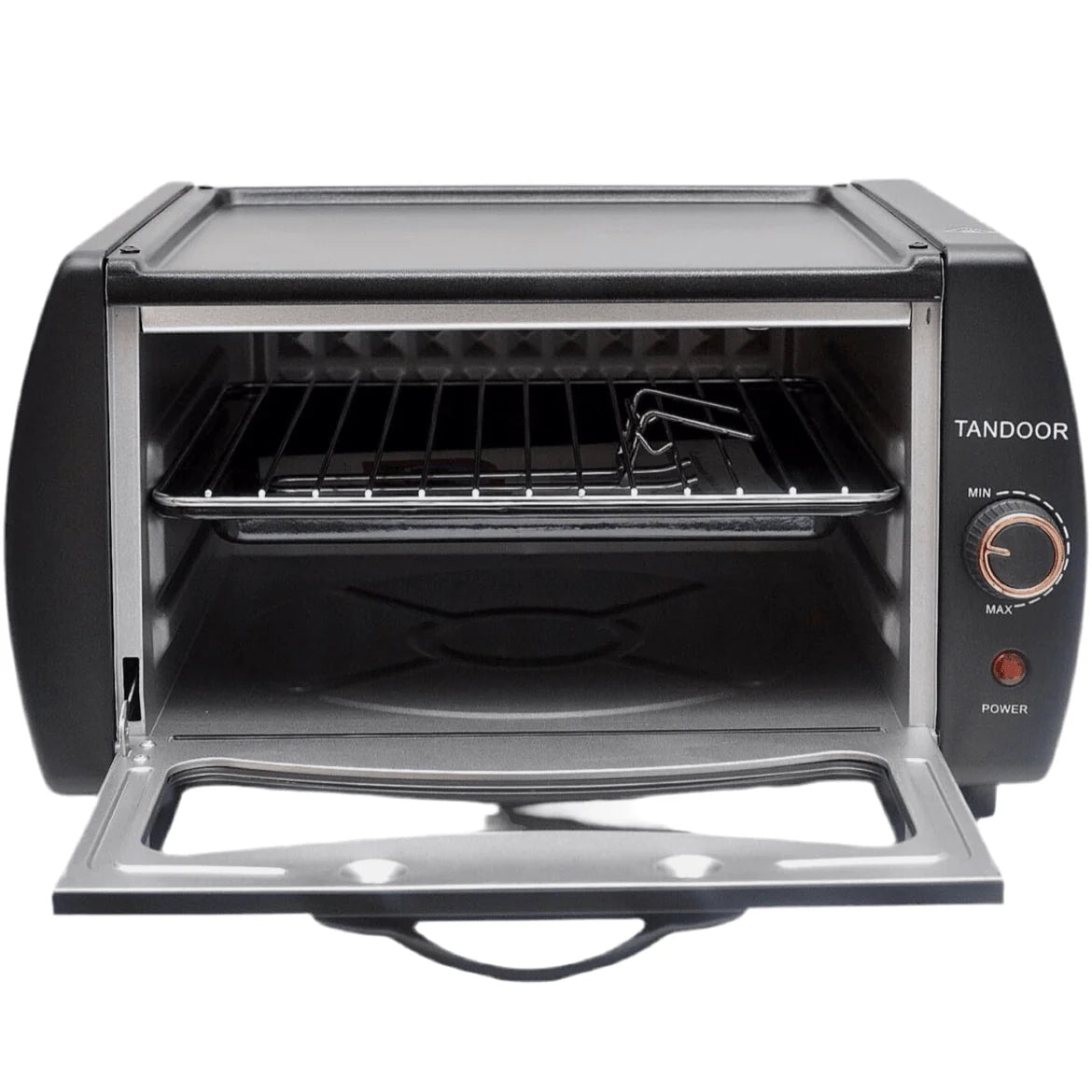 Almina Elektrische Tandoor Oven 2100W – Pizza Oven 36 cm | Compacte Multifunctionele Grill Oven 13L