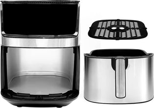 Royal Swiss Airfryer 8 Liter met Kijkvenster – Digitale Bediening– 1500W – Grote Capaciteit